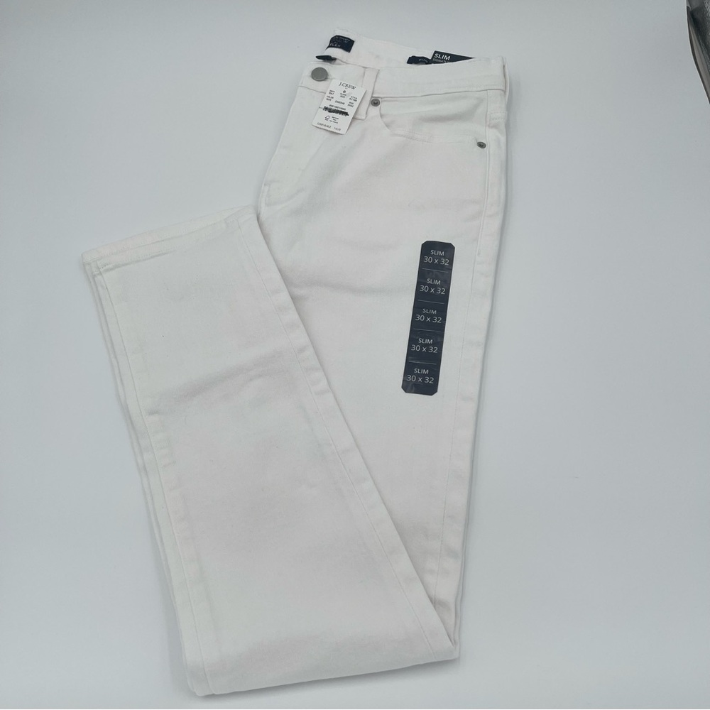 J. Crew Slim White Jeans